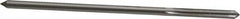 Interstate - 5mm High Speed Steel Chucking Reamer - Straight Flute, Straight Shank, 1-1/4" Flute Length, 5" OAL - Exact Tooling