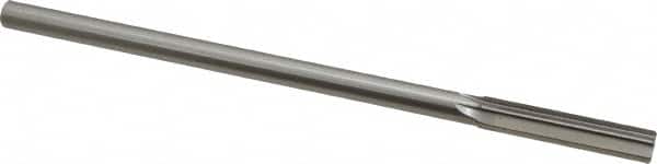 Interstate - 9mm High Speed Steel Chucking Reamer - Straight Flute, Straight Shank, 1-3/4" Flute Length, 7" OAL - Exact Tooling