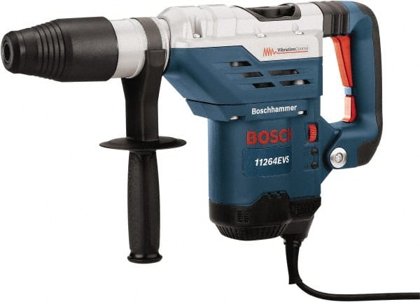 Bosch - 120 Volt 1-5/8" Keyless Chuck Electric Rotary Hammer - 0 to 3,600 BPM, 0 to 1,700 & 0 to 2,900 RPM - Exact Tooling