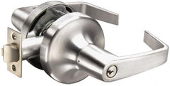 Yale - Light/Medium Duty Privacy Lever Lockset - 2-3/4" Back Set, Keyless Cylinder, Satin Chrome Finish - Exact Tooling