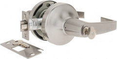 Yale - Light/Medium Duty Classroom Lever Lockset - 2-3/4" Back Set, Key in Lever Cylinder, Satin Chrome Finish - Exact Tooling