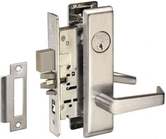 Yale - Extra Heavy Duty Privacy Lever Lockset - 2-3/4" Back Set, Satin Chrome Finish - Exact Tooling