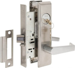 Yale - Extra Heavy Duty Storeroom Lever Lockset - 2-3/4" Back Set, Standard Mortise Cylinder, Satin Chrome Finish - Exact Tooling