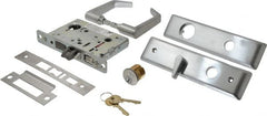 Yale - Extra Heavy Duty Entrance/Apartment Lever Lockset with Dead Bolt - 2-3/4" Back Set, Standard Mortise Cylinder, Satin Chrome Finish - Exact Tooling