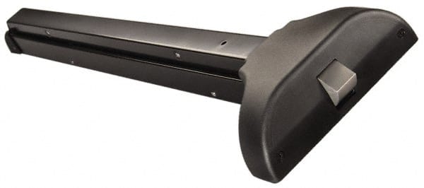 Yale - 30 to 36" Wide Door Range, Satin Chrome Finish Fire Rated Rim Exit Push Bar - Fits 30 to 36" Door, 2-1/2 Projection - Exact Tooling