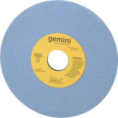 Norton - 7" Diam x 1-1/4" Hole x 1/4" Thick, J Hardness, 60 Grit Surface Grinding Wheel - Aluminum Oxide, Type 1, Medium Grade, 3,600 Max RPM, No Recess - Exact Tooling