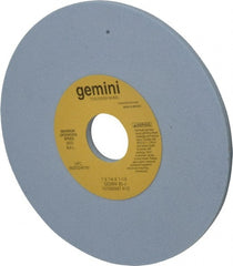 Norton - 7" Diam x 1-1/4" Hole x 1/4" Thick, J Hardness, 80 Grit Surface Grinding Wheel - Aluminum Oxide, Type 1, Medium Grade, 3,600 Max RPM, No Recess - Exact Tooling