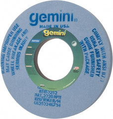 Norton - 14" Diam x 5" Hole x 1" Thick, J Hardness, 60 Grit Surface Grinding Wheel - Aluminum Oxide, Type 1, Medium Grade, 2,320 Max RPM, No Recess - Exact Tooling