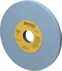 Norton - 7" Diam x 1-1/4" Hole x 1/2" Thick, I Hardness, 46 Grit Surface Grinding Wheel - Aluminum Oxide, Type 1, Coarse Grade, 3,600 Max RPM, No Recess - Exact Tooling