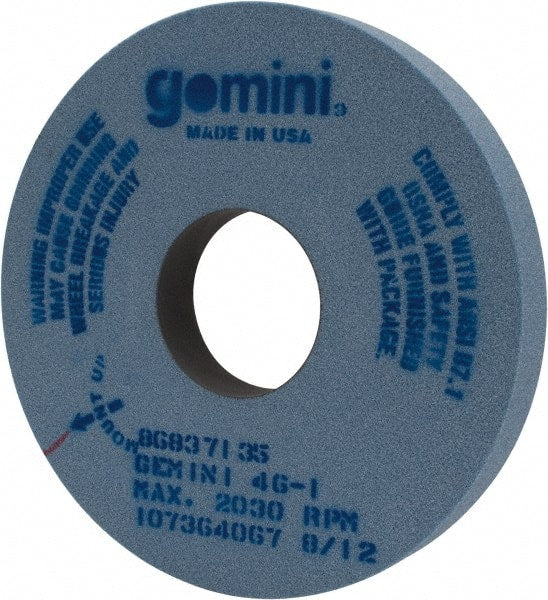 Norton - 16" Diam x 5" Hole x 2" Thick, I Hardness, 46 Grit Surface Grinding Wheel - Aluminum Oxide, Type 1, Coarse Grade, 2,030 Max RPM, No Recess - Exact Tooling