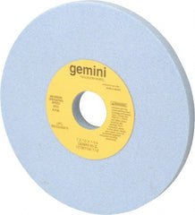 Norton - 7" Diam x 1-1/4" Hole x 1/2" Thick, I Hardness, 60 Grit Surface Grinding Wheel - Aluminum Oxide, Type 1, Medium Grade, 3,600 Max RPM, No Recess - Exact Tooling