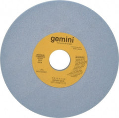 Norton - 7" Diam x 1-1/4" Hole x 1/2" Thick, K Hardness, 60 Grit Surface Grinding Wheel - Aluminum Oxide, Type 1, Medium Grade, 3,600 Max RPM, No Recess - Exact Tooling