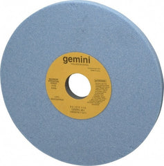 Norton - 8" Diam x 1-1/4" Hole x 1/2" Thick, I Hardness, 46 Grit Surface Grinding Wheel - Aluminum Oxide, Type 1, Coarse Grade, 3,105 Max RPM, No Recess - Exact Tooling