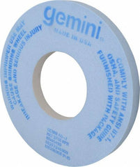 Norton - 12" Diam x 5" Hole x 1" Thick, J Hardness, 60 Grit Surface Grinding Wheel - Aluminum Oxide, Type 1, Medium Grade, 2,705 Max RPM, No Recess - Exact Tooling