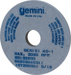 Norton - 14" Diam x 3" Hole x 1" Thick, I Hardness, 46 Grit Surface Grinding Wheel - Aluminum Oxide, Type 1, Coarse Grade, 2,320 Max RPM, No Recess - Exact Tooling