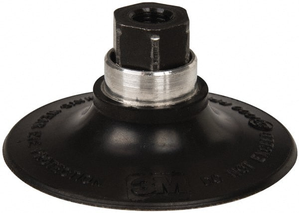 3M - 3" Diam Quick-Change Type R Disc Backing Pad - Hard Density, 20,000 RPM, Roloc TR Compatible - Exact Tooling