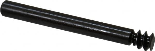 Made in USA - 1/4" Max Diam, Abrasive Disc Mandrel - 2" Long - Exact Tooling