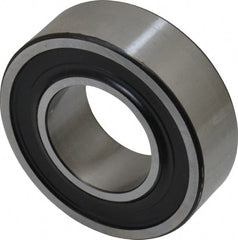 SKF - 30mm Bore Diam, 62mm OD, Double Seal Self Aligning Radial Ball Bearing - 20mm Wide, 2 Rows, Round Bore, 1,510 Lb Static Capacity, 5,350 Lb Dynamic Capacity - Exact Tooling