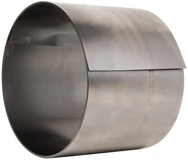 Made in USA - 15 Ft. Long x 6 Inch Wide x 0.015 Inch Thick, Roll Shim Stock - Steel - Exact Tooling