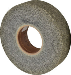 Brite Star - 8" Diam, 2" Face Width, 3" Center Hole, Fine Grade, Silicon Carbide Deburring Wheel - Convolute, Soft Density 6 Grade, 3,400 RPM - Exact Tooling