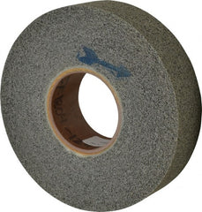 Brite Star - 8" Diam, 2" Face Width, 3" Center Hole, Fine Grade, Silicon Carbide Deburring Wheel - Convolute, Soft Density 7 Grade, 3,400 RPM - Exact Tooling