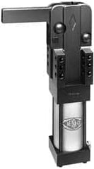 De-Sta-Co - 10,000 Lb Holding Capacity, 125 psi Clamping Pressure, Air Hold Down Clamp - 7" Arm Length, 4-1/2" Clamp Length, 1-3/4" Clamp Width, 17.51" Clamp Height, Steel - Exact Tooling