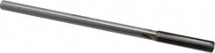 Made in USA - 5/16" Carbide-Tipped 4 Flute Chucking Reamer - Straight Flute, 0.2792" Straight Shank, 1-1/2" Flute Length, 6" OAL - Exact Tooling