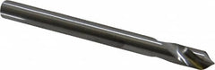 Value Collection - 1/4" Body Diam, 90°, 3" OAL, Solid Carbide Spotting Drill - Exact Tooling