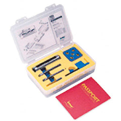 Iscar - 6mm Min Diam Smallest Bar, 16mm Min Diam Largest Bar, Indexable Boring Bar Set - TC.. Insert, 1-1/2" Max Bore Depth - Exact Tooling