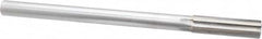 Made in USA - 5/8" Carbide-Tipped 6 Flute Chucking Reamer - Straight Flute, 0.5615" Straight Shank, 2-1/4" Flute Length, 9" OAL - Exact Tooling
