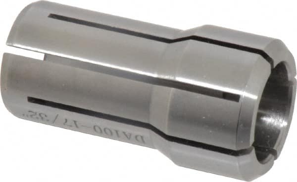 Accupro - 17/32 Inch, Series DA100 Double Angle Collet - 1.441 Inch Overall Length, 0.769 Inch Overall Diameter - Exact Tooling
