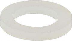 Made in USA - 5/16" Screw, Grade 6/6 Nylon Standard Flat Washer - 8.05mm ID x 1/2" OD, 1.57mm Thick - Exact Tooling