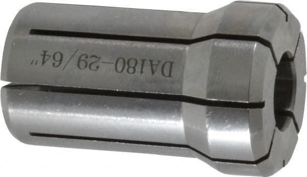 Accupro - 29/64 Inch, Series DA180 Double Angle Collet - 1.637 Inch Overall Length, 1.035 Inch Overall Diameter - Exact Tooling
