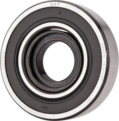 SKF - 45mm Bore Diam, 85mm OD, Double Seal Self Aligning Radial Ball Bearing - 23mm Wide, 2 Rows, Round Bore, 2,380 Lb Static Capacity, 7,310 Lb Dynamic Capacity - Exact Tooling