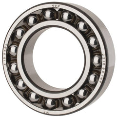 SKF - 50mm Bore Diam, 90mm OD, Open Self Aligning Radial Ball Bearing - 23mm Wide, 2 Rows, Round Bore, 2,520 Lb Static Capacity, 7,600 Lb Dynamic Capacity - Exact Tooling