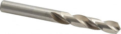 Chicago-Latrobe - 0.295" 118° Spiral Flute High Speed Steel Screw Machine Drill Bit - Bright Finish, Right Hand Cut, 1-9/16" Flute Length, 2-3/4" OAL, Standard Point, Straight Shank - Exact Tooling