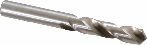 Chicago-Latrobe - 0.358" 118° Spiral Flute High Speed Steel Screw Machine Drill Bit - Bright Finish, Right Hand Cut, 1-3/4" Flute Length, 3-1/16" OAL, Standard Point, Straight Shank - Exact Tooling