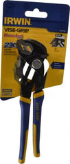Irwin - 8" OAL, 1-3/4" Max Capacity, 13 Position Tongue & Groove Pliers - Standard V-Jaws, Standard Head, ProTouch Handles - Exact Tooling