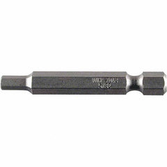 Wiha - 0.109" Power Bit - 1/4" Drive, 2" OAL - Exact Tooling