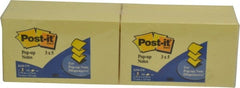3M - 100 Sheet, 3 x 5", Note Pad/Writing Pad/Notebook - Yellow - Exact Tooling