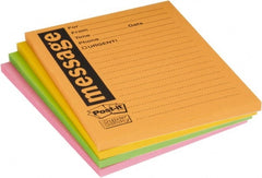 3M - 90 Sheet, 4 x 5", Note Pad/Writing Pad/Notebook - Yellow - Exact Tooling