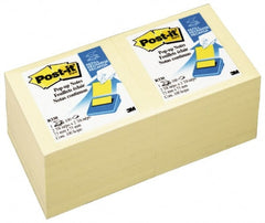 3M - 90 Sheet, 3 x 3", Note Pad/Writing Pad/Notebook - Yellow - Exact Tooling