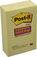 3M - 90 Sheet, 4 x 6", Note Pad/Writing Pad/Notebook - Yellow - Exact Tooling