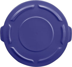 Rubbermaid - Round Lid for Use with 55 Gal Round Trash Cans - Blue, For Brute Trash Cans - Exact Tooling