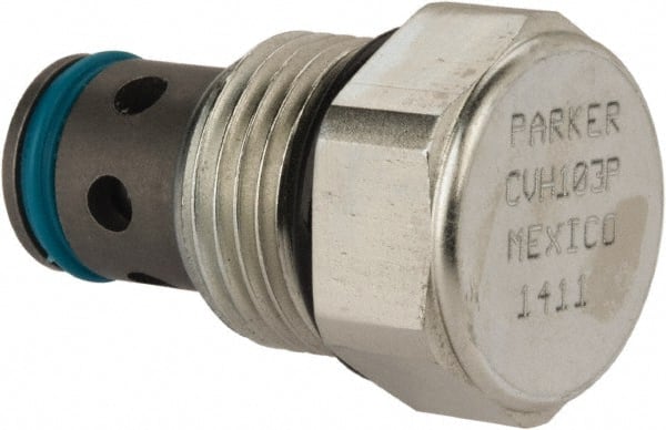 Parker - 16 GPM Steel Hydraulic Control Valve - 7/8-14 Thread, C10-2 Cavity - Exact Tooling