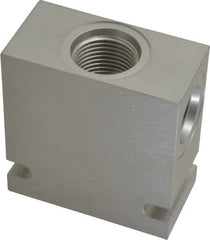 Parker - 20 GPM Aluminum Hydraulic Control Valve - 7/8-14 Thread, C10-3 Cavity, 1-1/4" Wide x 2-1/2" Long - Exact Tooling
