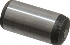 Value Collection - 12mm Diam x 25mm Pin Length Alloy Steel Pull Out Dowel Pin - C 57-63 Hardness, 1 Rounded & 1 Threaded End - Exact Tooling