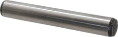 Value Collection - 12mm Diam x 80mm Pin Length Alloy Steel Pull Out Dowel Pin - C 57-63 Hardness, 1 Rounded & 1 Threaded End - Exact Tooling