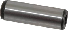 Value Collection - 16mm Diam x 50mm Pin Length Alloy Steel Pull Out Dowel Pin - C 57-63 Hardness, 1 Rounded & 1 Threaded End - Exact Tooling