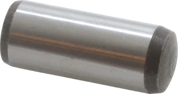 Value Collection - 20mm Diam x 50mm Pin Length Alloy Steel Pull Out Dowel Pin - C 57-63 Hardness, 1 Rounded & 1 Threaded End - Exact Tooling